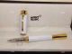 Montblanc Princess Replica White & Gold Rollerball Pen AAA (4)_th.jpg